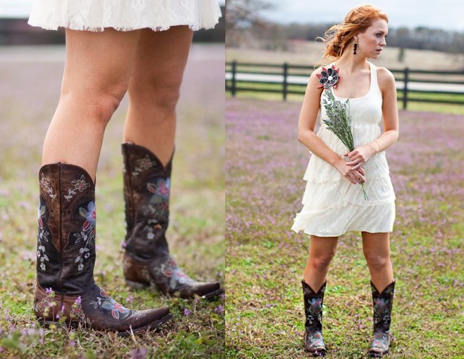 dresses that look good with cowboy boots