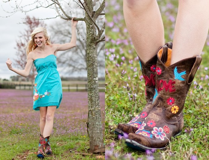 sundress and cowboy boots